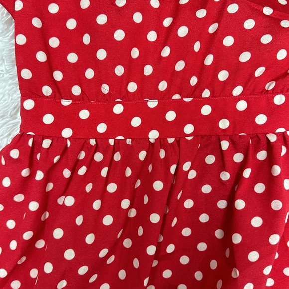 Red and White Polka Dot Dress - Picture 2 of 10
